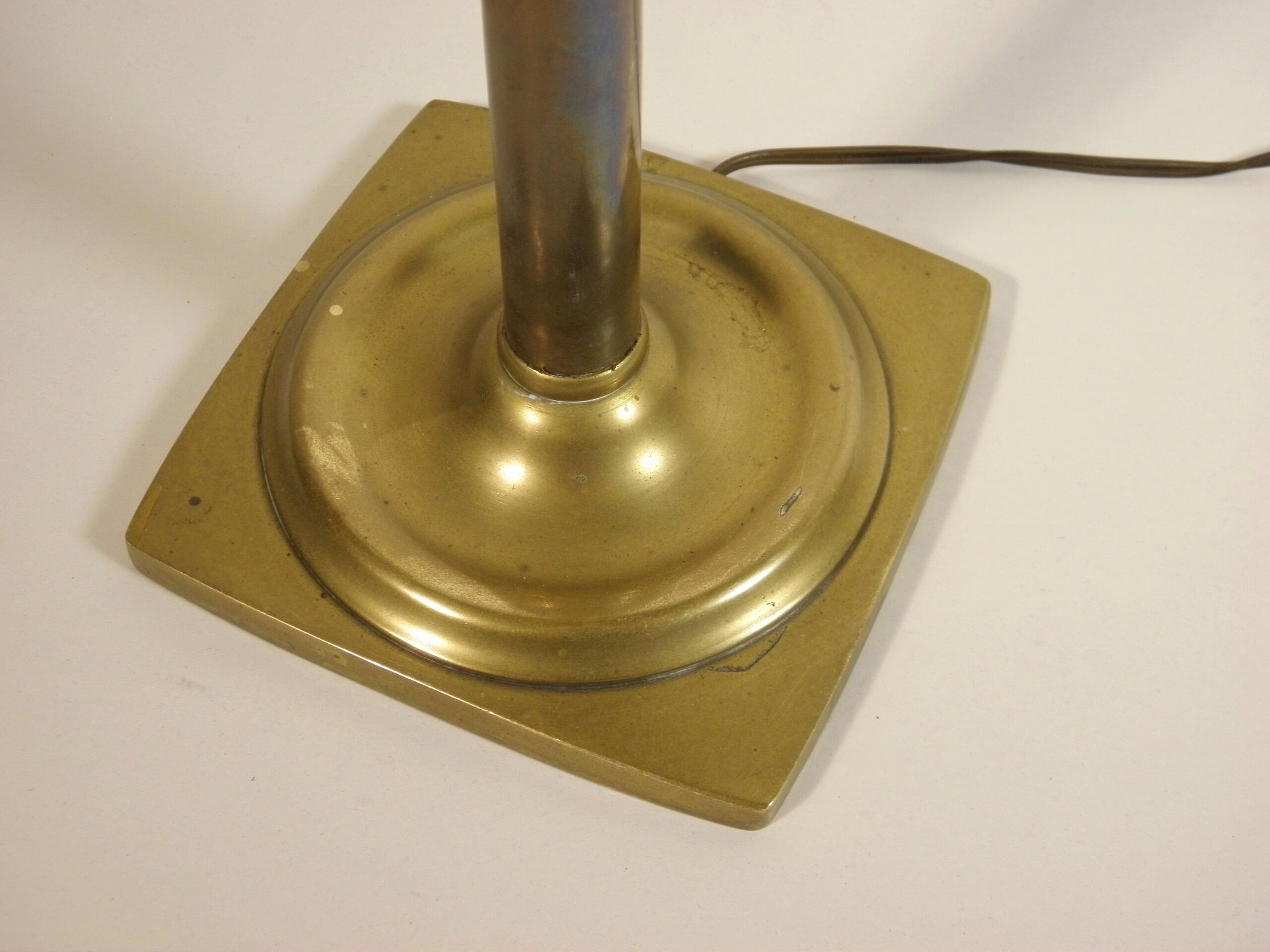Brass "candle" lamp