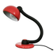 Klaus Hempel V3925/01 red desk lamp for Hustadt Leuchten, Germany 1970s