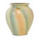 Vintage vase beige & blue & pink West Germany Bay