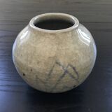 Celadon crackle ball vase