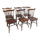6 western beech chairs from the 1960s