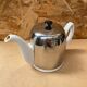 Old teapot salam thé guy degrenne white ceramic + stainless steel vintage