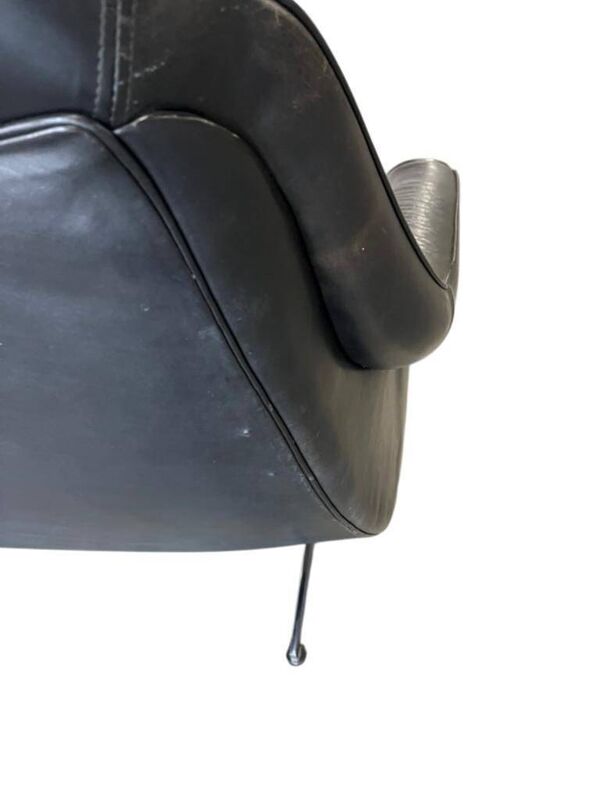 Canapé danois vintage noir / fauteuil / canapé ESA