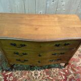Commode style Louis XV-Transition en merisier