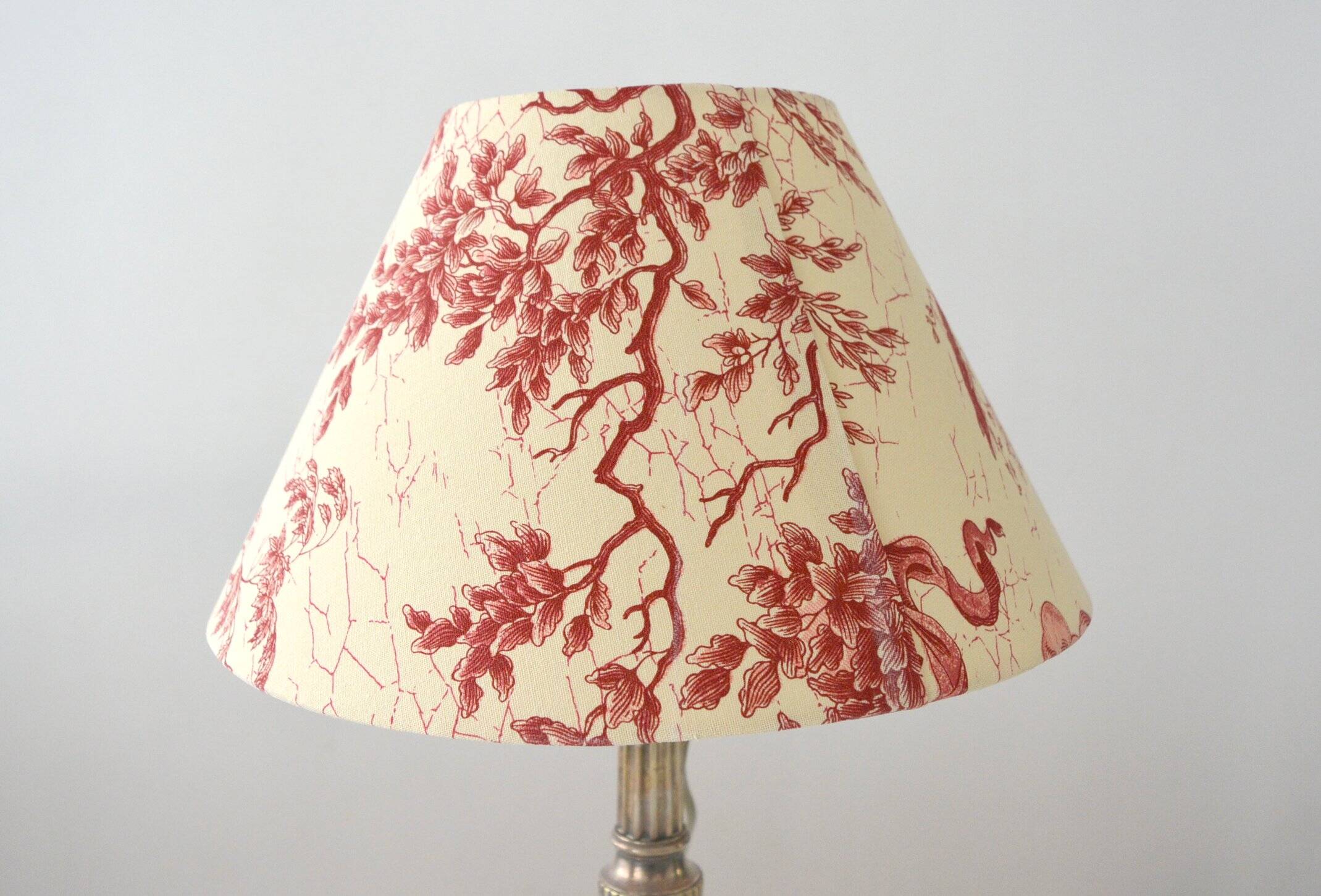 Vintage toile de Jouy lampshade, goddess Diana the huntress