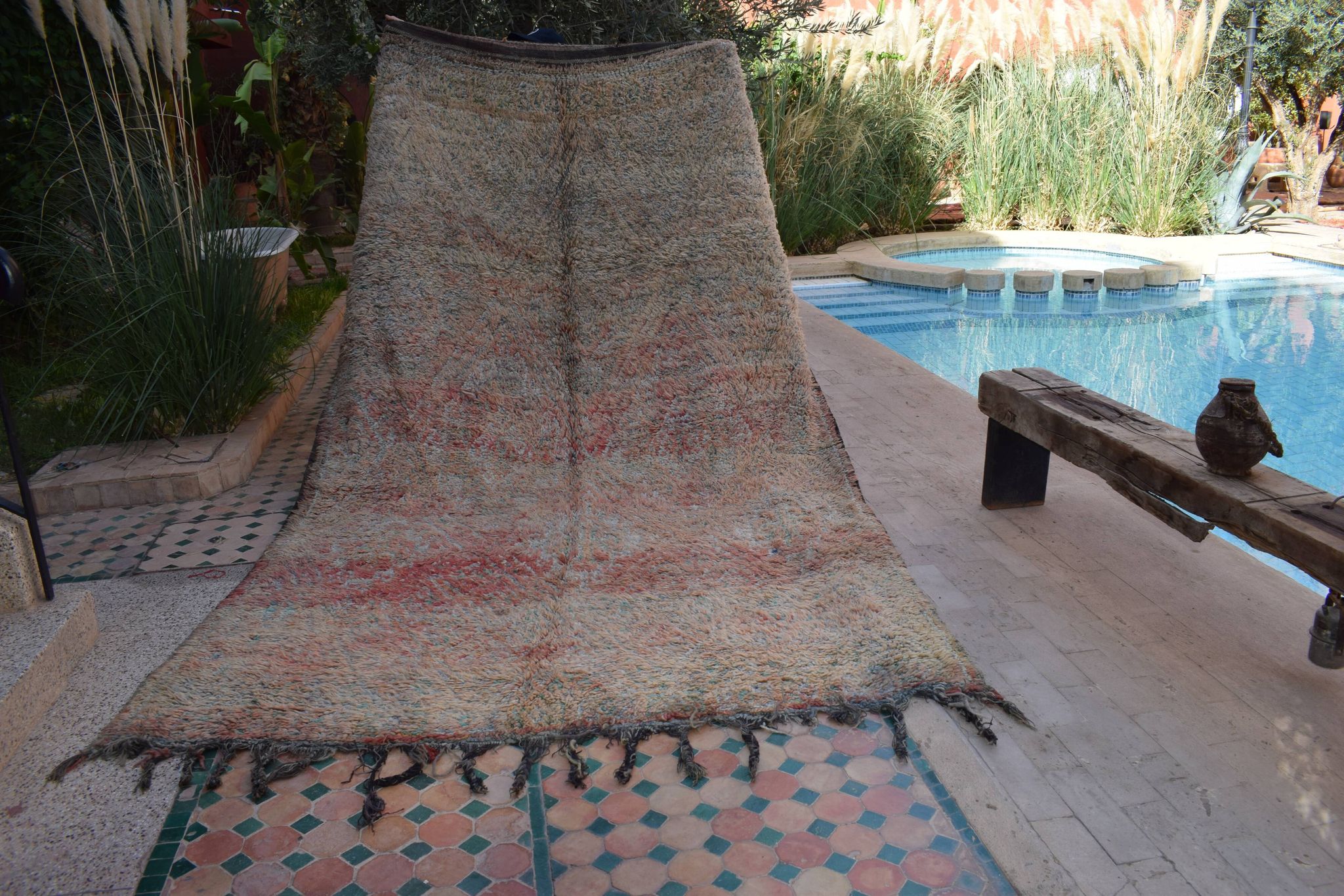 Berber rug Moroccan vintage Atlas