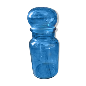 Apothecary jar in blue glass Dash old vintage dp 05220112