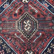 Carpet old persian hand made ghashghai wool 97 x 152 cm