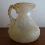 Vase a anse miniature Scavo Seguso Vetri d'Arte verre irisé Murano 1950