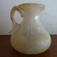Vase with miniature handle Scavo Seguso Vetri d'Arte iridescent glass Murano 1950
