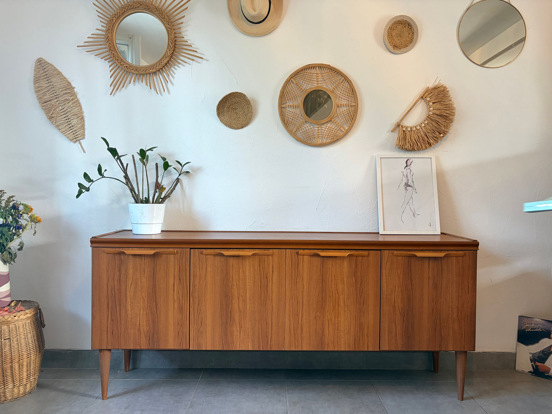 90s vintage enfilade