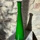 Bright green “Opalino Italy” vase