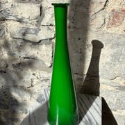 Vase "Opalino Italie" vert vif