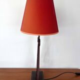 Vintage wrought iron spiral lamp