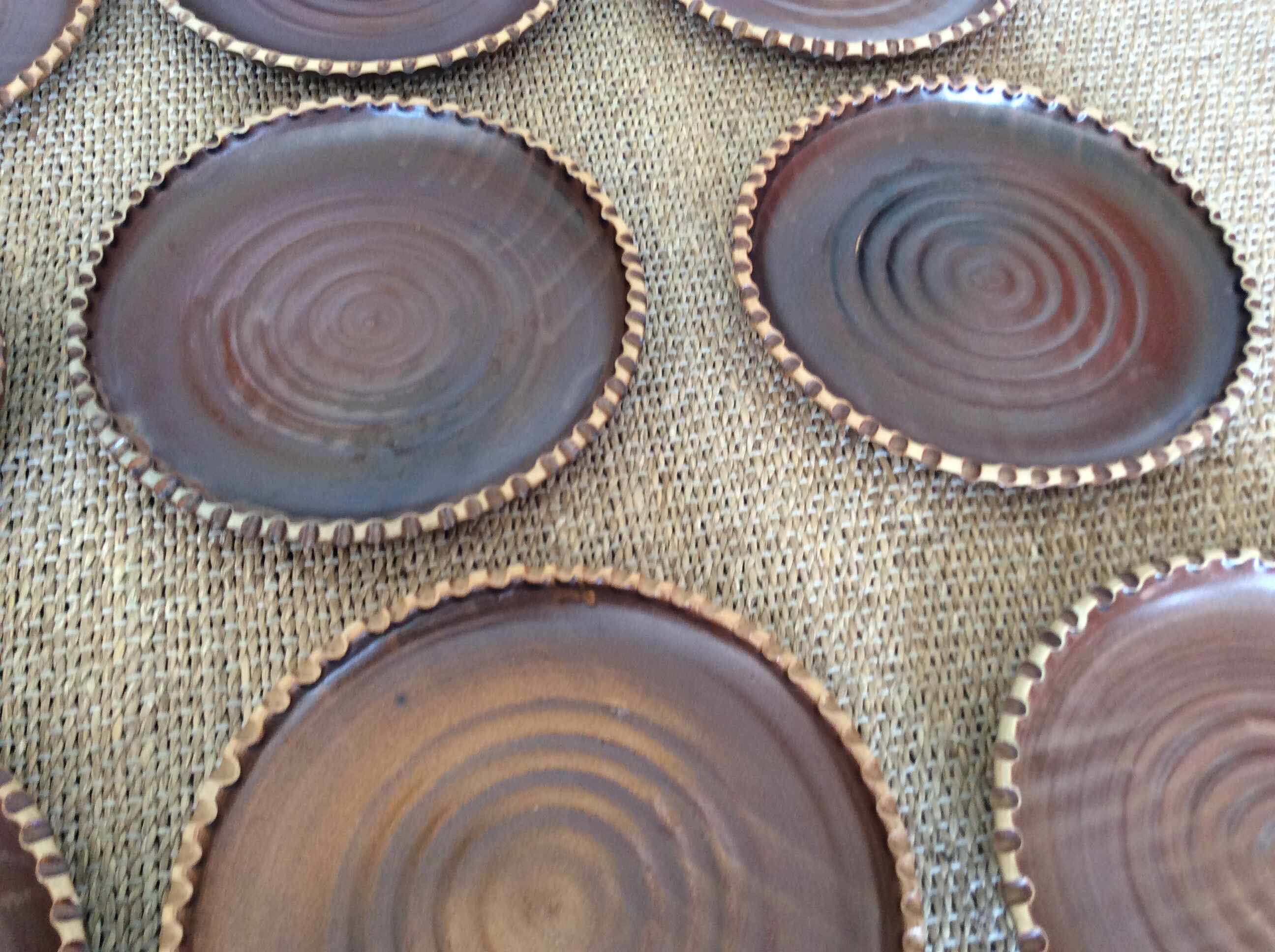 Series of 12 flat plates