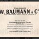Set de 4 chaises Baumann 1955, cuisine - bistrot, assises linoléum