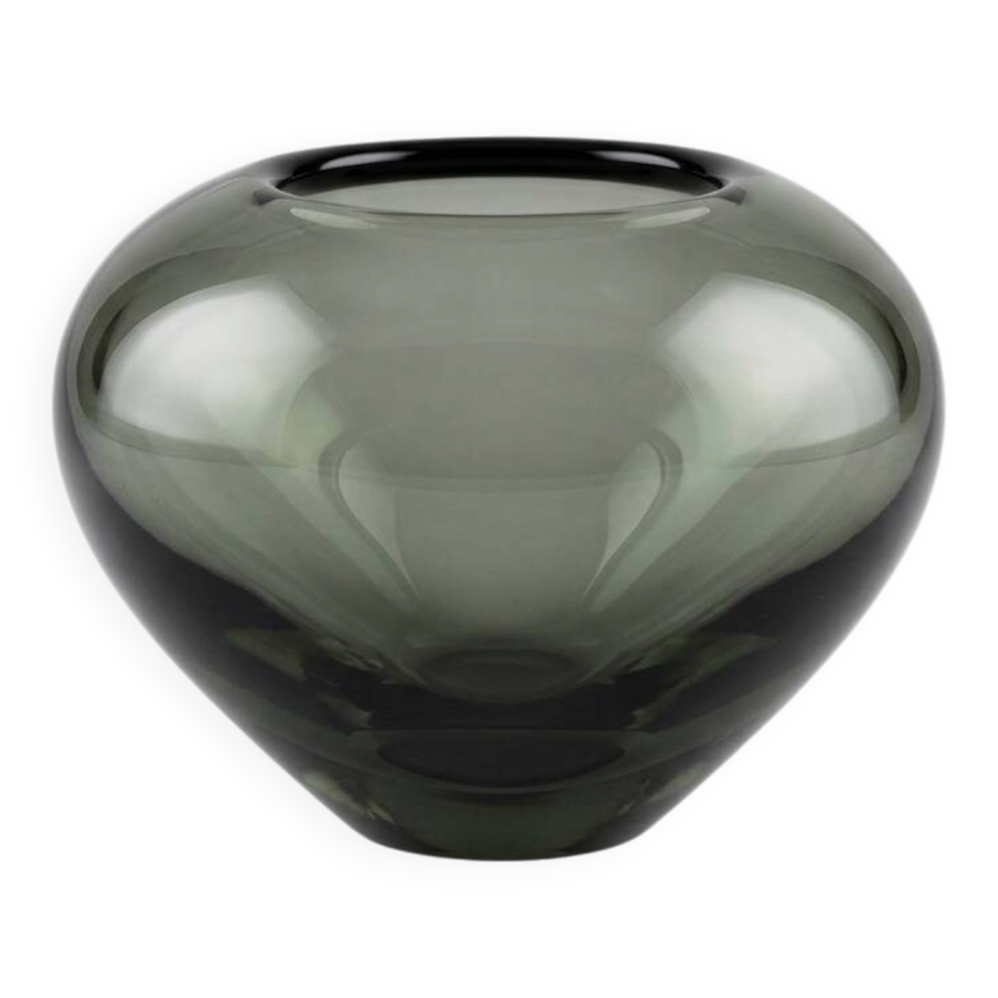 Danish Holmegaard blown glass vase