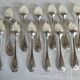 12 Silver-plated metal teaspoons 18 grs, Uniplat model