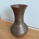 Artisanal vase from Mexico in hammered copper