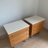 Pair of vintage bedside tables