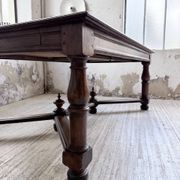 Table chêne style Louis XIV 1900