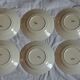 Lot of 6 half-hollow plates in Longchamp iron earth