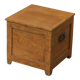 Small antique wooden chest – sandblasted