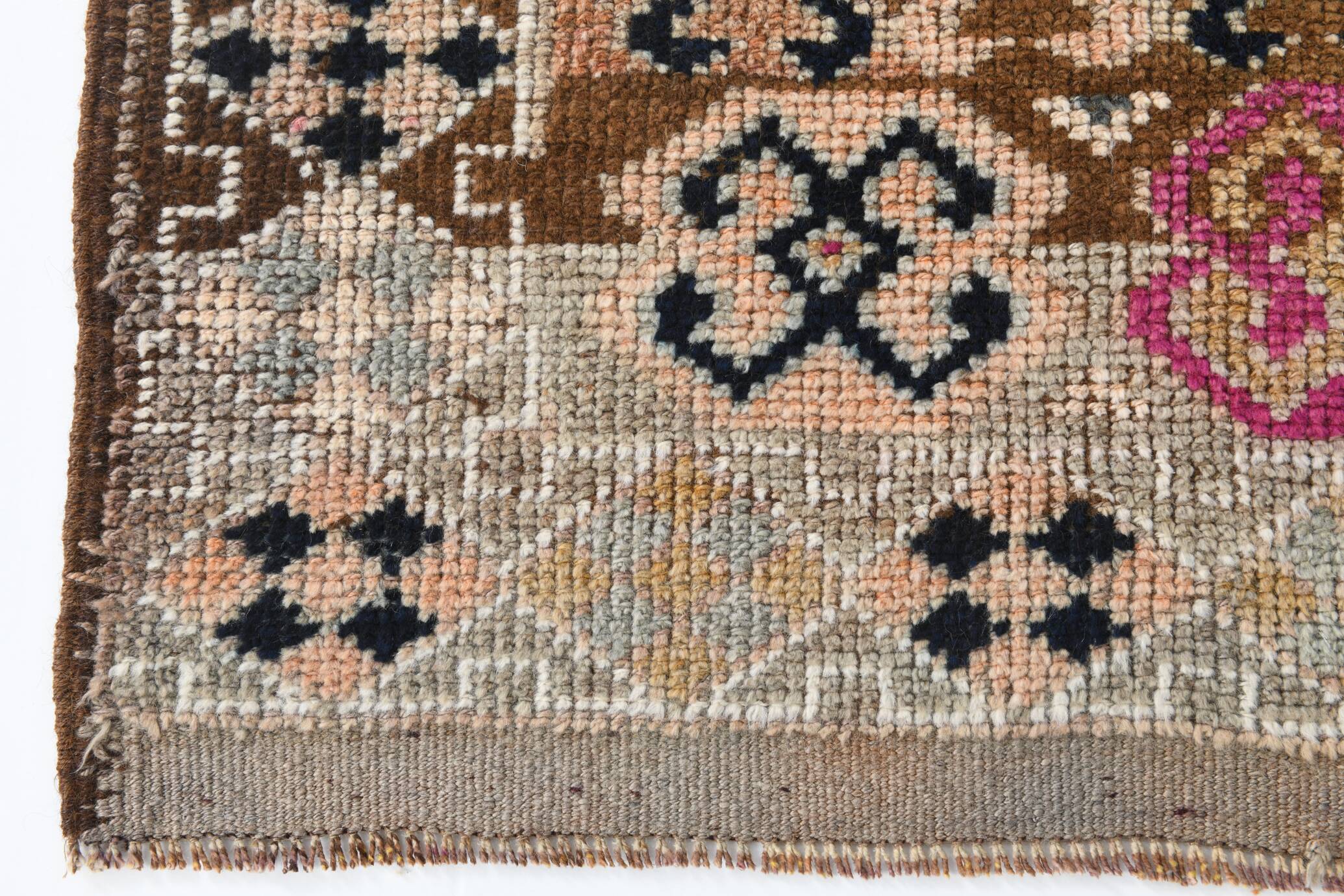 3x10 blue & brown persian runner rug, 91x295cm sk 18084 free shipping