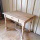 Vintage wooden desk, X-shaped legs