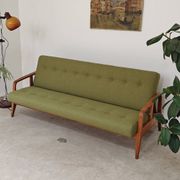 Green Banquette Daybed from Czechoslovakia 1960