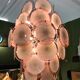 Murano Chandelier with 42 Crystal Disks design Gino Vistosi, 1970s