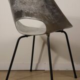Aluminium chair, "Tulip" model, by Pierre Guariche, Steiner edition, 1960
