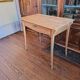 Art Nouveau desk in solid beech.