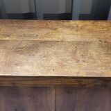 Small buffet shoe storage console in solid wood