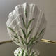 Vintage ceramic shell vase Italy