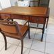 English flap desk and these 2 armchairs early XXeme