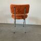 Chaise moumoute orange 60