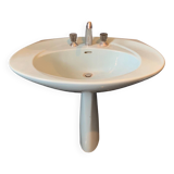 Lavabo villeroy et boch avec robinetterie, vers 1970