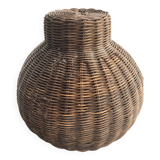 Wicker lampshade
