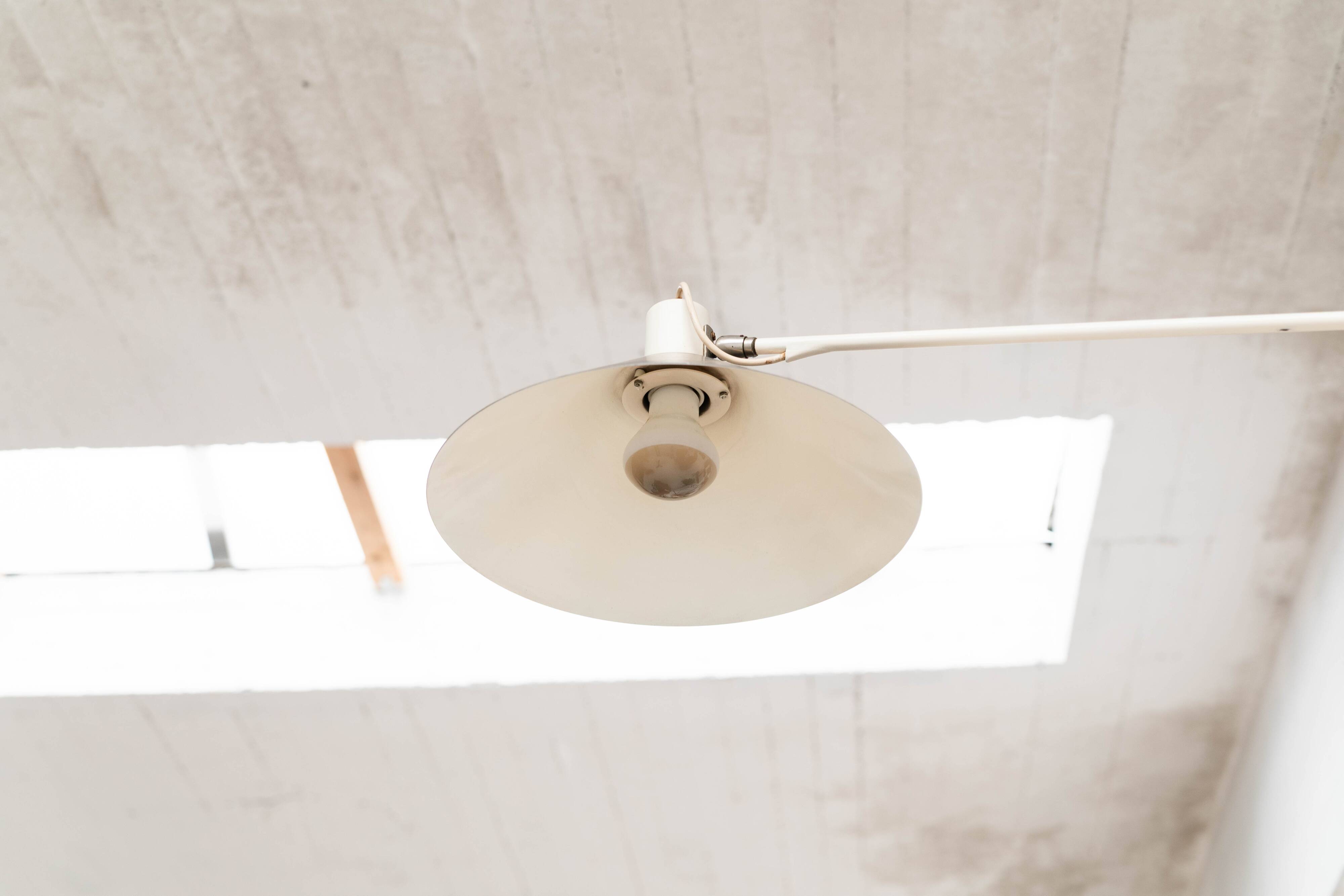 Counterbalance ceiling lamp by JJM Hoogervorst for Anvia Almelo, 1950's