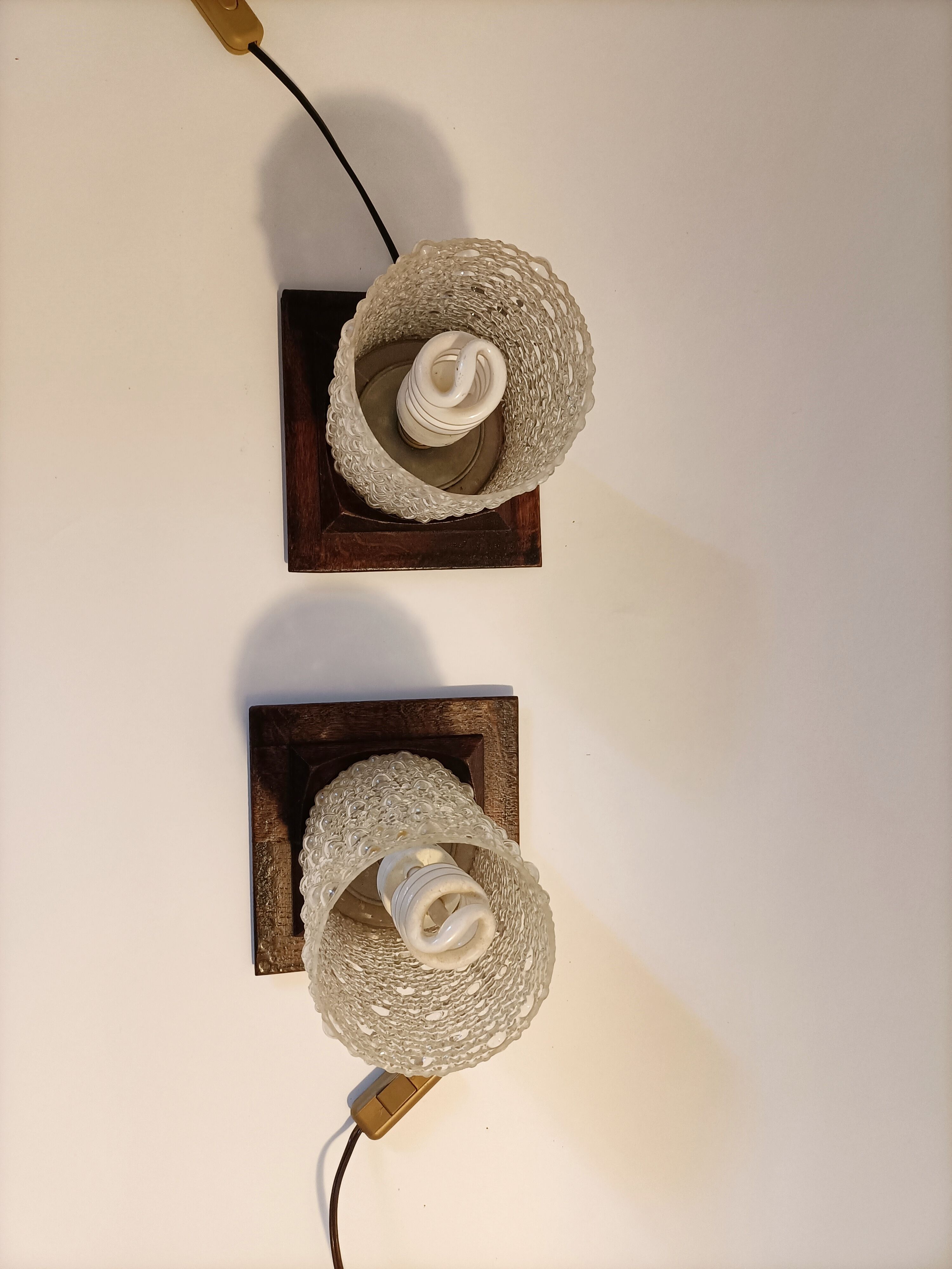 Pair of bedside lamps 1950