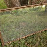 Antique mercury mirror. (Fireplace mirror)
