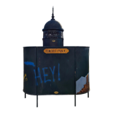 Public edicule made in sets for a former theater of Franche Comté