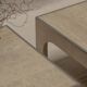 Architectural set of travertine coffee tables