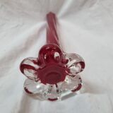 Vase soliflore blown glass from 1970