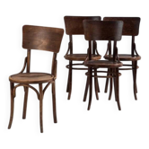Ensemble de chaises anciennes (vers 1920). Ensemble de 4 pièces