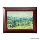 Bad Tölz, Gaißach, 1978 – Oil painting by Alexander Michael