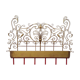 Golden wrought iron bedhead