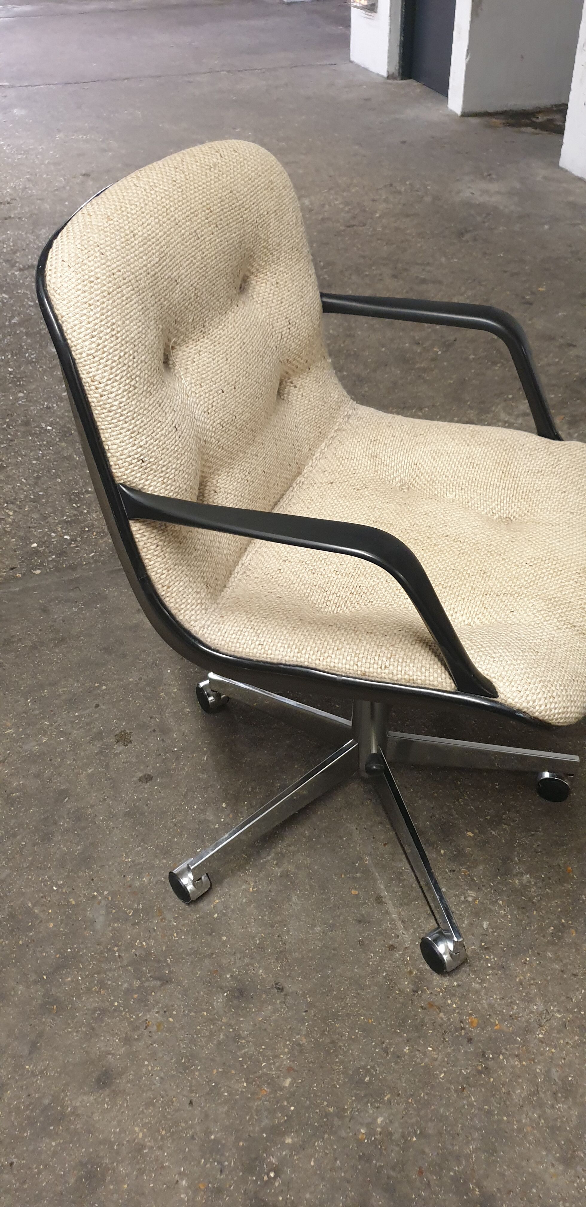 Strafor shell armchair by Randall Buck