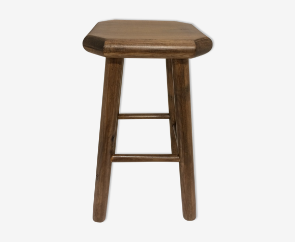 Tabouret en bois vintage